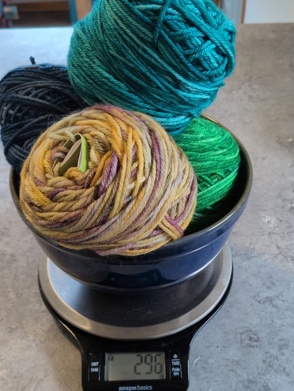 Apple Fiber Studio  Hand-Dyed Yarn Worsted Weight- 4 Partial Skeins De-stash - Picture 5 of 9